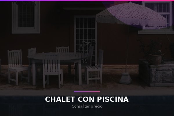 Chalet con piscina despedida Albacete